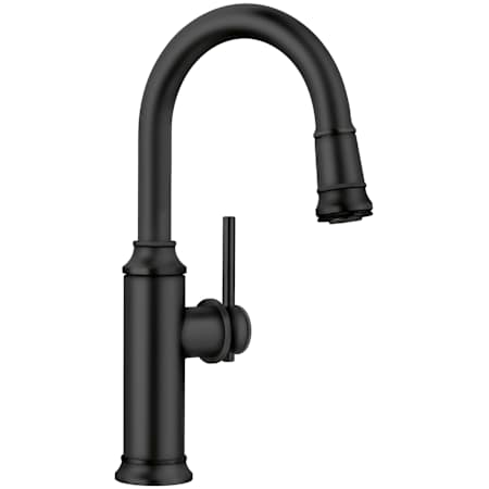 Blanco Empressa 1.5 GPM Single Hole Pull Down Bar Faucet Matte Black