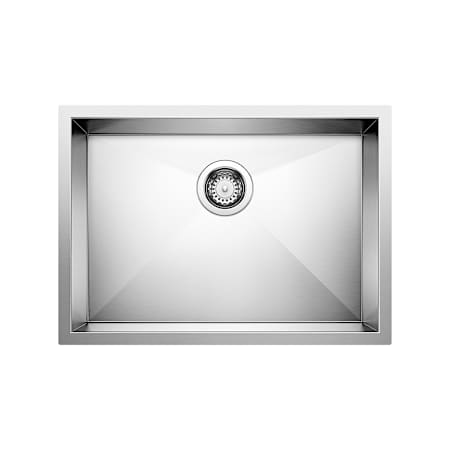 Blanco Quatrus 25" Undermount Single Basin Stainless Steel Kitchen Sink Refined Brushed