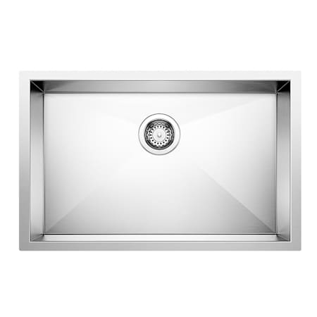 Blanco Quatrus 28" Undermount Single Basin Stainless Steel Kitchen Sink Refined Brushed