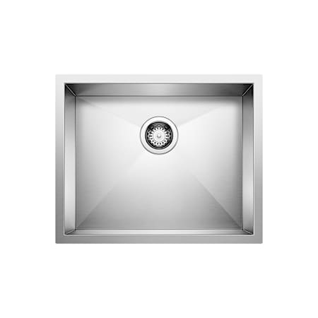 Blanco Quatrus 22" Undermount Single Basin Stainless Steel Kitchen Sink Refined Brushed