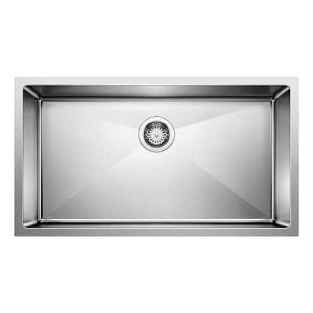 Blanco Quatrus 32" Undermount Single Basin Stainless Steel Kitchen Sink Refined Brushed