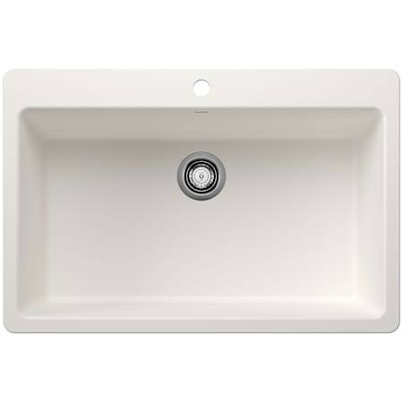 Blanco Liven 33" Drop-In/Undermount Super Single Basin SILGRANIT Kitchen Sink White