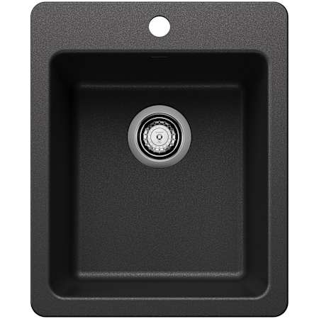 Blanco Liven 16-3/4" Drop-In/Undermount Single Basin SILGRANIT Bar Sink Anthracite