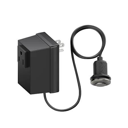 Blanco Air Switch Set for Garbage Disposal Satin Dark Steel