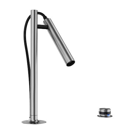 Blanco Luneoo 1.5 GPM Widespread Pre-Rinse Pull Down Kitchen Faucet - Includes Escutcheon Brushed Steel