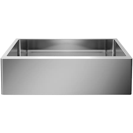 Blanco Quatrus R15 32" x 19" x 9" Single Basin Stainless Steel Kitchen Sink with Apron Front for Undermount Installation - Less Drain Satin