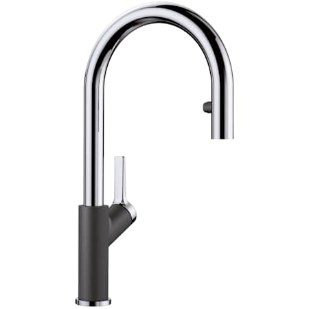 Blanco Urbena 1.5 GPM Single Hole Pull Down Kitchen Faucet Chrome / Anthracite