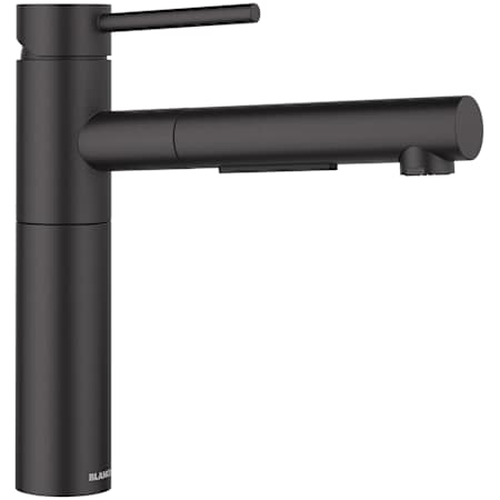 Blanco Alta II 1.5 GPM Single Hole Pull Out Kitchen Faucet Matte Black