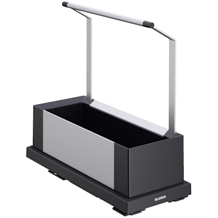 Blanco Storage Caddy 20 Kitchen Cabinet Organizer - Single Black