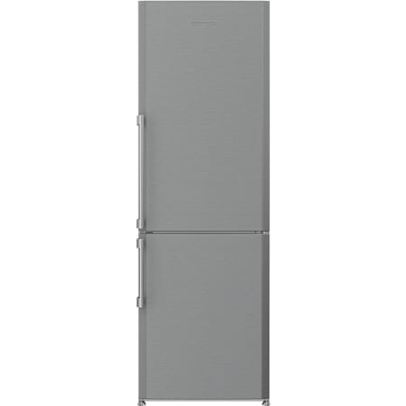 Blomberg 23 Inch Wide 11.1 Cu. Ft. Energy Star Certified Bottom Freezer Refrigerator with LED Lighting Stainless Steel