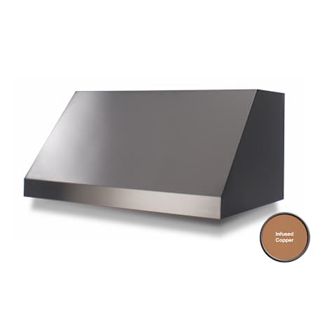 BlueStar 600 - 1200 CFM 66 Inch Wide Wall Mounted Range Hood Infused Copper
