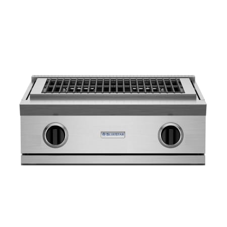 BlueStar Nova Series 24 Inch Wide Built-In Natural Gas Cooktop with Charbroiler Stainless Steel
