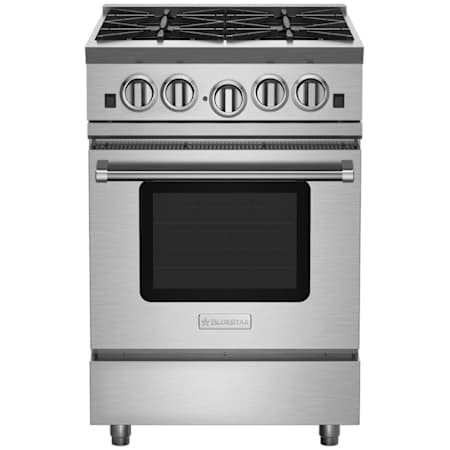 BlueStar Nova Series 24 Inch Wide 3.5 Cu. Ft. Free Standing Liquid Propane Range Stainless Steel