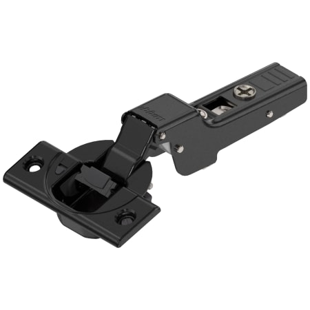 Blum BLUMOTION Partial Overlay Screw-On Cabinet Door Hinges with 110-Degree Opening Angle - 10 Pack Black Onyx