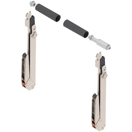 Blum AVENTOS HL Top Lift System Levers with Max Height of 21-1/4 Inches - Set of 2 Nickel