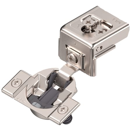Blum COMPACT CLIP 110 Degree 1 Inch Overlay Full-Extension Blumotion Soft-close Press-in Hinge -Single Nickel