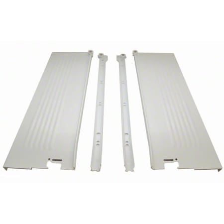 Blum METABOX 14" Long x 5-7/8" High Drawer Slide Set White