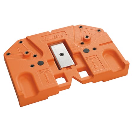 Blum TIP-ON Boring Template for TANDEMBOX Orange