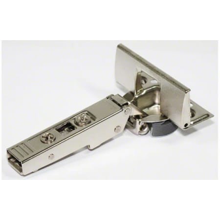 Blum CLIP Top Full Overlay INSERTA Cabinet Door Hinge with 120-Degree Opening Angle and Self Close Function - 10 Pack Nickel