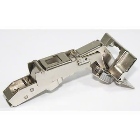 Blum CLIP Top Full Overlay INSERTA Cabinet Door Hinge with 170-Degree Opening Angle and Self Close Function - 10 Pack Nickel