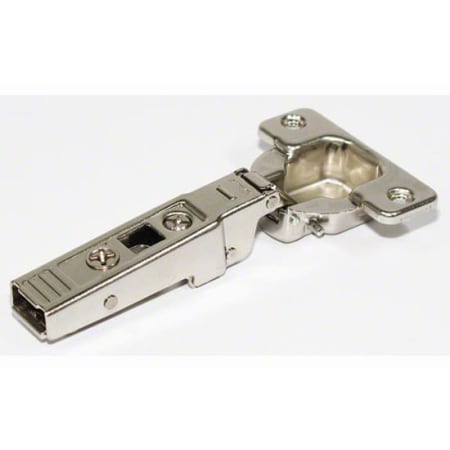 Blum CLIP Top Full Overlay Screw-On Cabinet Door Thick Hinge with 95-Degree Opening Angle and Self Close Function - 10 Pack Nickel