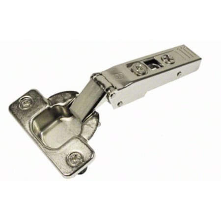 Blum CLIP Top Full Overlay Press-In Cabinet Door Hinge with 120-Degree+ Opening Angle and Self Close Function - 10 Pack Nickel