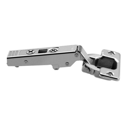 Blum CLIP Top Full Overlay Screw-On Cabinet Door Hinge with 107-Degree Opening Angle and Self Close Function - 10 Pack Nickel