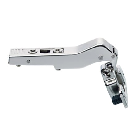 Blum CLIP Top Full Overlay Press-In Diagonal Cabinet Door Hinge with 110-Degree Opening Angle and Self Close Function - 30 Pack Nickel
