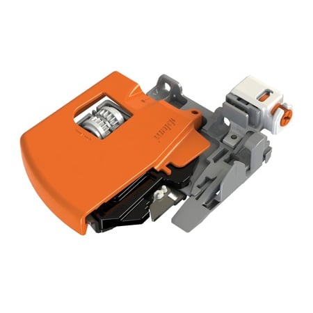 Blum TANDEM Left Handed Locking Device for 563/569 Drawer Slides with Depth Adjustment Orange