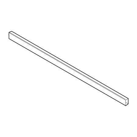 Blum LEGRABOX C 42-1/2 Inch Interior Roll-Out Cross Gallery Rail - Single Brushed Nickel