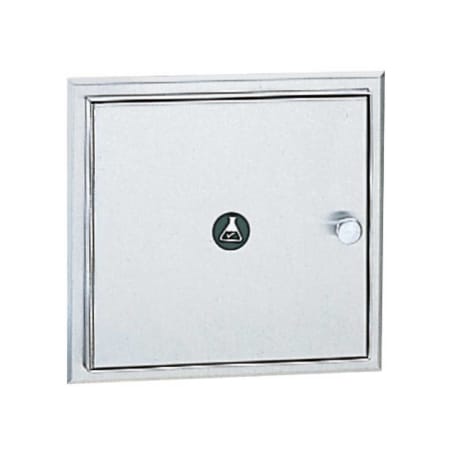 Bobrick 13-1/2" Wide Recessed Heavy Duty Specimen Pass-Through Cabinet Satin Stainless Steel