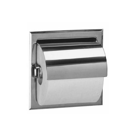 Bobrick Recessed Toilet Tissue Dispenser Satin Stainless Steel
