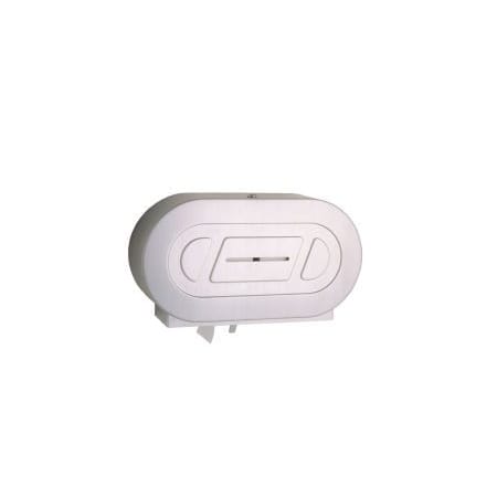 Bobrick ClassicSeries Wall Mounted Double Toilet Paper Holder with Tumbler Lock Satin Stainless Steel