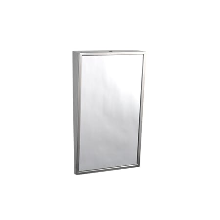 Bobrick 24" W x 36" H Rectangular Bathroom Mirror Satin Stainless Steel