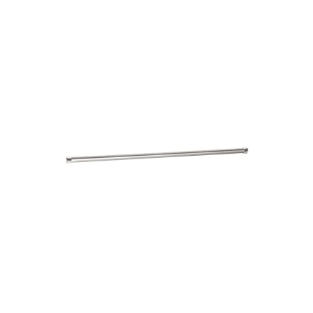 Bobrick Shower Curtain Rod with Concealed Mounting Hardware Satin Stainless Steel