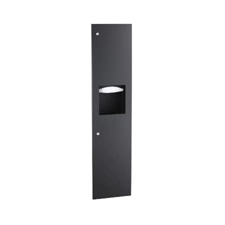 Bobrick TrimLineSeries Recessed Paper Towel Dispenser/Waste Receptacle Matte Black