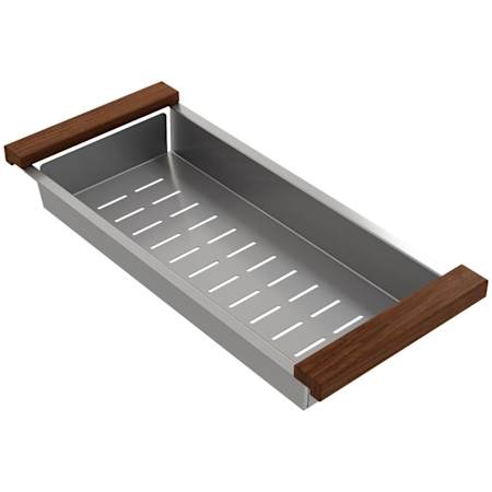 Bocchi Stainless Steel 18-7/8" x 7-1/2" Colander Stainless Steel