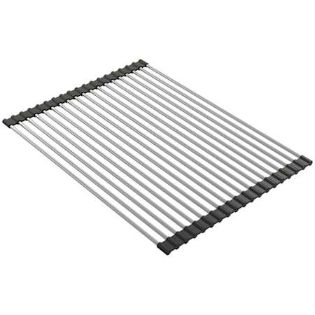 Bocchi Stainless Steel 16-3/4" x 12-1/2" Roller Mat Stainless Steel