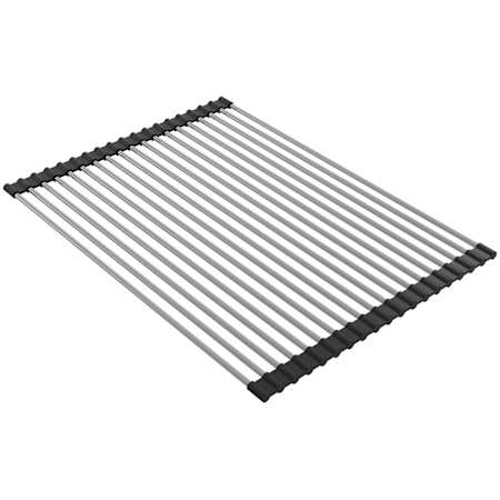 Bocchi Stainless Steel 16" x 12-1/2" Roller Mat Stainless Steel