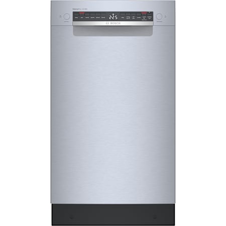 Bosch 800 Series 18 Inch Wide 10 Place Setting Built-In Fingerprint Resistant Front Control Dishwasher with CrystalDry and PrecisionWash Stainless Steel