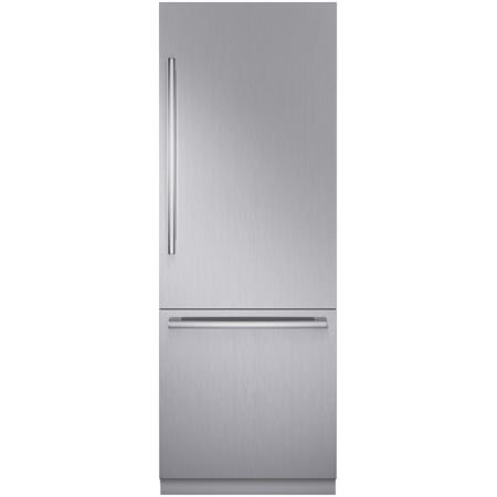 Bosch Benchmark 30 Inch Wide 16.5 Cu. Ft. Energy Star Certified Bottom Freezer Refrigerator with VitaFresh and Adjustable Shelves Stainless Steel