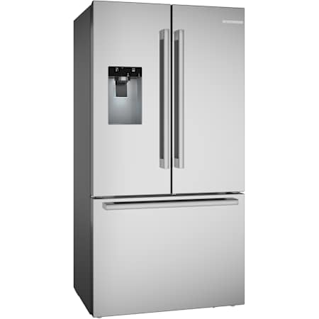 Bosch 500 Series 36 Inch Wide 21.6 Cu. Ft. Energy Star Certified Fingerprint Resistant French Door Refrigerator Stainless Steel
