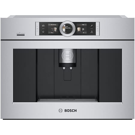 Bosch 800 Series 84.5 Oz. Programmable 5 Setting Built In Coffee Machine with Water Filtration, Standby Timer, and Grinder Stainless Steel