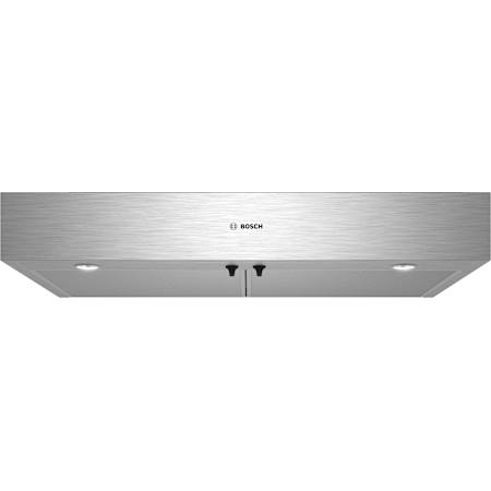 Bosch 300 Series 110 - 300 CFM 36 Inch Wide Under Cabinet Range Hood with 3 Speeds and Dishwasher Safe Filters Stainless Steel