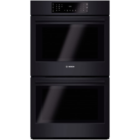 Bosch 30 Inch 9.2 Cu. Ft. Double Wall Oven with European Convection from the 800 Series Black