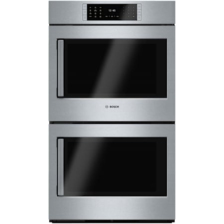 Bosch Benchmark® 30 Inch Wide 9.2 Cu. Ft. Electric Double Oven with SteelTouch and Sabbath Mode Stainless Steel