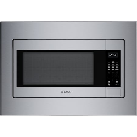 Bosch 300 Series 24 Inch Wide 2.1 Cu. Ft. 1000 Watt Built In Microwave Stainless Steel