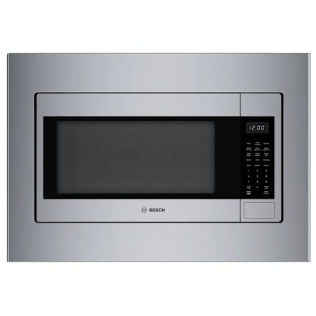 Bosch 300 Series Built-In Microwave Oven 24'' Left Side Opening Door Stainless Steel