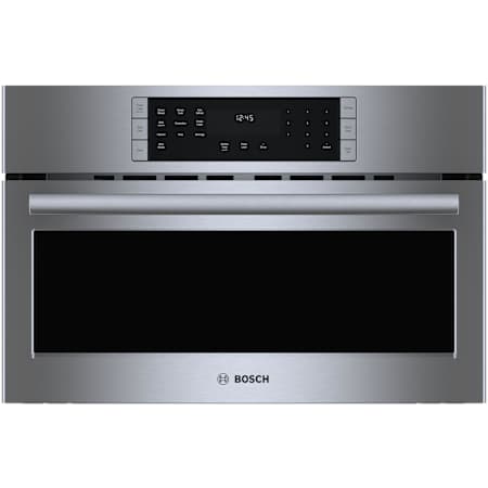 Bosch Benchmark® 30 Inch Wide 1.6 Cu. Ft. 3840 Watt Built In Microwave with Touch Controls and SpeedChef Stainless Steel