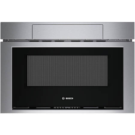Bosch 800 Series 24 Inch Wide 1.2 Cu. Ft. 950 Watt Drawer Microwave Stainless Steel